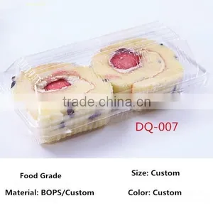 Beautiful Disposable Transparent Plastic Cake/fruit/cookie Box, Small Plastic Food Container. thumbnail-1