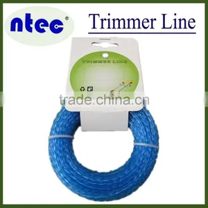 15m Blue Color Card Head Nylon Monofilament Trimmer Line/brush Cutter Nylon Trimmer Line thumbnail-1