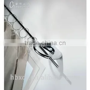 Aluminum Anodized Profile Curtain Rod With End Cap From Factory thumbnail-1