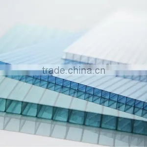 4-18mm UV-protection Red Polycarbonate Hollow Sheet thumbnail-3