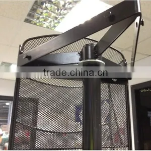Floor Standing 3-Side Rotating Wire Mesh Leaflet Rack thumbnail-2