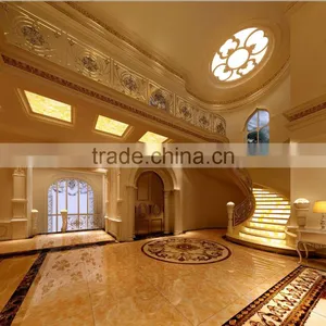 High Definition Computer 3D Rendering Design for Villa Entrance Hall and Staircase thumbnail-1