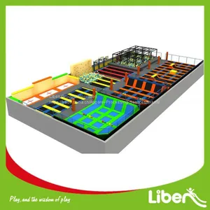 Indoor Kids Large Jumping Trampoline Park thumbnail-2