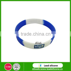 Professional Cheap Custom Logo Silicone Wristband Bracelet With Perimeter 180 mm or 202 mm thumbnail-2