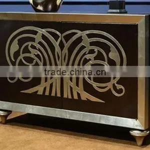 Euro Style Silver Black Color Modern WOod Shoe Cabinet Designs For Home thumbnail-1