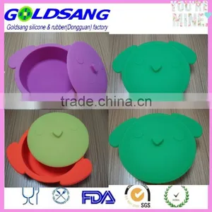 Silicone Travel Feeding Bowl Cute Dog Pet Bowl thumbnail-1