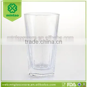 Cheap Hotel Use Water Glass, High White Glass Tumbler thumbnail-1