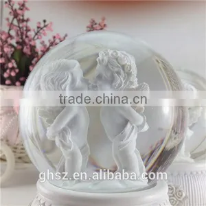 New Products Resin Angel Baby Crystal Ball With Light thumbnail-3