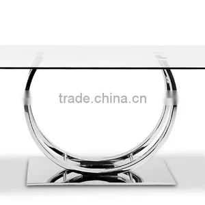 Modern Stainless Steel Coffee Table Base Wholesale Chrome Metal Table Legs FF-063 thumbnail-2