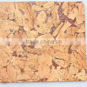 3D Natural Cork Sheet House Decoration Cork Wall Tiles thumbnail-1