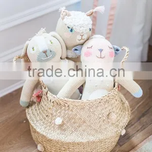 Nature Seagrass Belly Baskets/ Eco-friendly Seagrass Laundry Baskets thumbnail-3