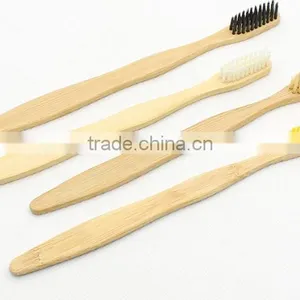 Colorful Soft Bristle Bammboo Tooth Brush, Toothbrush With Bamboo Handle thumbnail-6