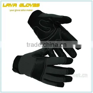 Professional Goatskin Leather Mechanic Work Glove for Industry Working thumbnail-1