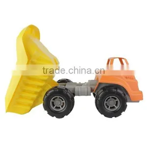 Dongguan Toy Big Plastic Dump Truck Yellow Cab and Orange Dump From ICTC Factory thumbnail-5