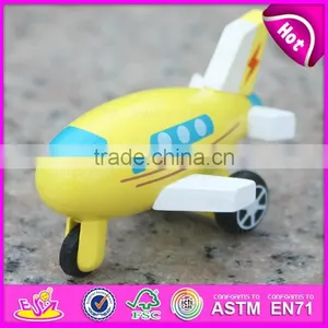 Wholesale Kids Mini Wooden Toy Plane W04A198-S thumbnail-4