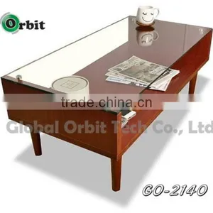 Adjustable Expandable Modern Wooden Coffee Table thumbnail-4