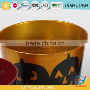 Garden Unique Powder Coated Iron Coloured Plant Pots Colourful Plant Pots thumbnail-4
