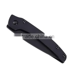 A21-1033 Stainless Steel Black Blade Tactical Folding Pocket Knife thumbnail-2