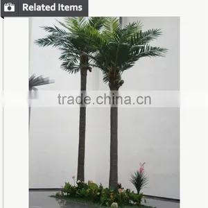 Outdoor and Indoor Artificial Evergreen Decorative Metal Date Palm Tree thumbnail-5