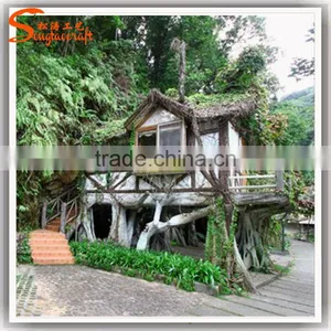 Factory Price of Chinese Suppliers Large Outdoor FRP Artificial Tree House Prefabricated thumbnail-6