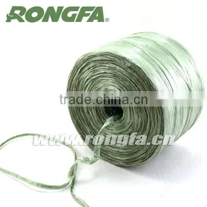 Green Plastic PP Raffia With String Bag thumbnail-4