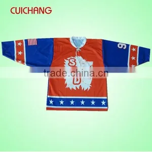 Sublimation Ice Hockey Jerseys & Unique Hockey Jerseys & Ice Hockey Goalie Jerseys Cc-029 thumbnail-1