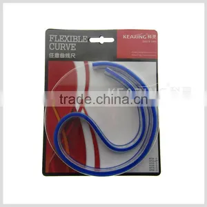 Kearing Durable Plastic Flexible Curve Ruler 40cm & 16'' for Fashion Design Line Drawing # KF-40 thumbnail-1
