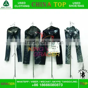 Japan/karachi Style Jeans Women 2016 Wholesale Used Clothing Bundle From China thumbnail-2