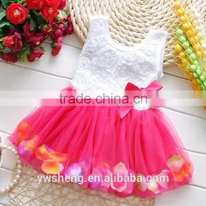 New Wholesaler Baby Princess Christmas Dresses Girls Skirt Set With Bowknot thumbnail-3