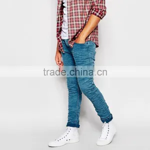 New Style Boys Jeans Skinny With All Drape Style Plain Jeans thumbnail-4