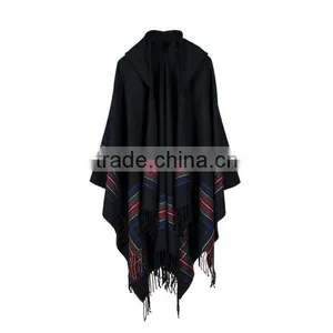 Korean Style 2017 New Year Female Scarf Coloful Stripes Jacquard 100%ACRYLIC Material 130*150cm Women Travel Cappa thumbnail-2