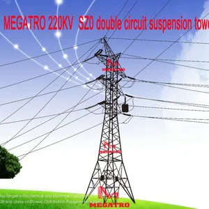 MEGATRO 220KV SZ0 Double Circuit Transmission Tower thumbnail-1