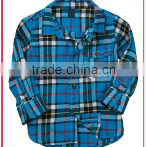 Winter Long Sleeve Keep Warm Brushed Check Casual Flannel Shirts for Men thumbnail-1
