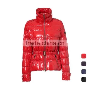 Custom 2017 Latest Fashion Western Ladies Winter Duck Down Feather Women Jackets thumbnail-1