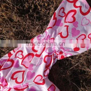 Baby Girls Heart Dress Valentines Dress With Matching Headband and Chunky Necklace Set thumbnail-4