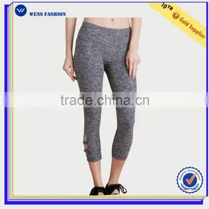 Custom Women Yoga Wear Polyester Spandex Dry Fit Sexy Gym Fitness Leggings thumbnail-1
