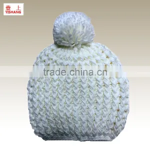 Lady Fashion Hat 100%Acrylic Keep Warm Hat Fashion Lady Top thumbnail-1