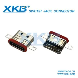 Waterproof TYPE-C Female USB3.1 Connector thumbnail-1