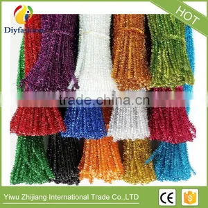 2017 Fashion Pipe Cleaner Glitter DIY Craft Chenille Wire thumbnail-1