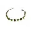 925 Sterling Silver Plating Crystal Wedding Bracelet,anniversary Bridal Jewelry Bracelet thumbnail-1