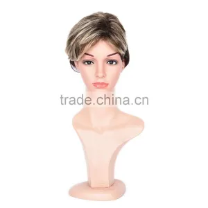 Large Stocks! High Quality Synthetic Cosplay Wig, Short Dark Brown Cosplay Hair Wig,cute Cosplay Wig thumbnail-1