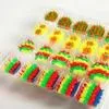 Fashion Fruit Colorful Artist Nails Plastic Round Fake Nail Tips With SGS thumbnail-1