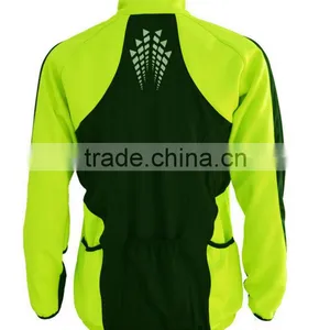 Reflective Windbreaker Men Biker Jacket With Polar Fleece thumbnail-3