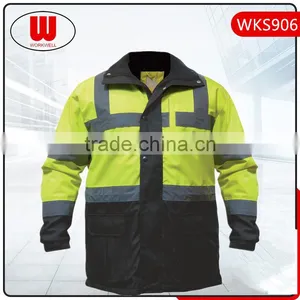 High Visibility Wholesale Parka Jackets thumbnail-1
