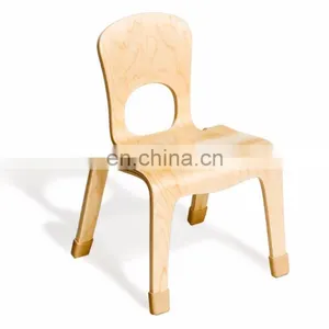New Design Kindergarten Classroom Furniture Children Table Chair Kids Wooden Chair thumbnail-5