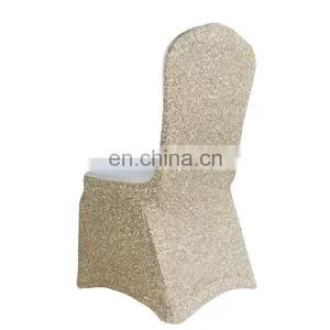 Fashionable Shiny Cover Used Wedding Chair Covers thumbnail-2