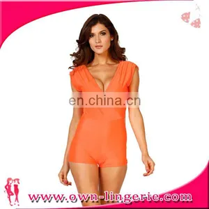 Hot Sale Many Color Sexy Sleeveless Vest Jumpsuit Summer Jumpsuit Fashion Short Dress thumbnail-3