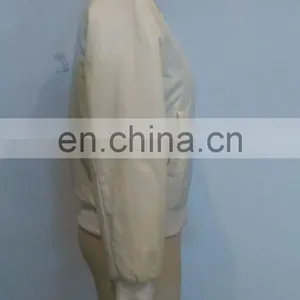 Wholesale Custom Made Women 100% Polyester Bomber Jacket thumbnail-4