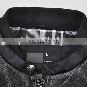 2017 New Fashion pu and Nylon Jacket for Man thumbnail-6