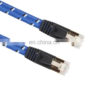 20m Gold Plated CAT-7 10 Gigabit Ethernet Ultra Flat Patch Cable for Modem Router LAN Network Fiber Optical Cable thumbnail-4